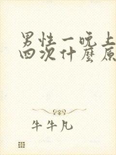 男性一晚上尿三四次什么原因