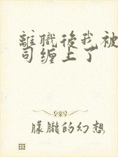离职后我被前上司缠上了封面