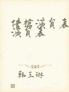 借枪演员表全部演员表