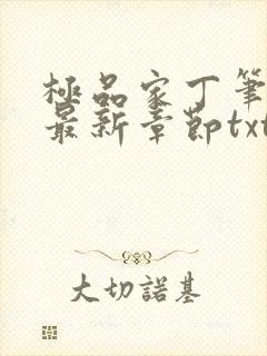 极品家丁笔趣阁最新章节txt