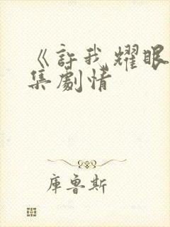 《许我耀眼》分集剧情