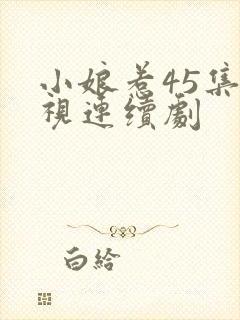 小娘惹45集电视连续剧封面