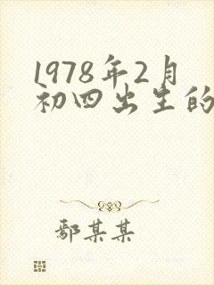 1978年2月初四出生的马一生命运