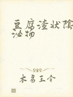 豆腐渣状阴道分泌物