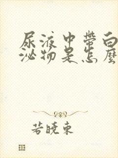 尿液中带白色分泌物是怎么回事