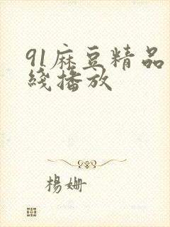 91麻豆精品在线播放封面