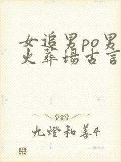 女追男po男主火葬场古言