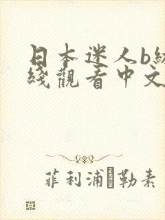 日本迷人b级在线观看中文字幕
