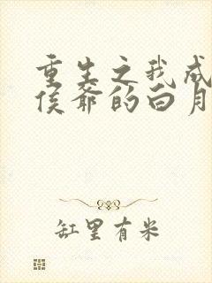 重生之我成了小侯爷的白月光