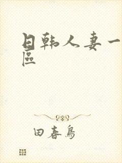 日韩人妻一二三区