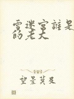 雪迷宫谁是真正的老大