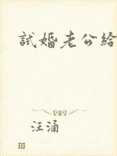 试婚老公给点力