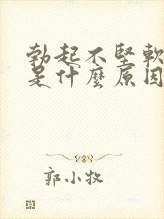 勃起不坚软的快是什么原因