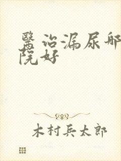 医治漏尿哪个医院好