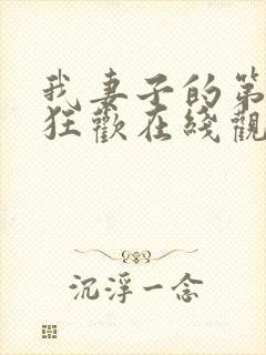 我妻子的第一次狂欢在线观看