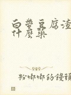 白带豆腐渣该吃什么药封面