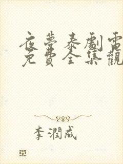 夜梦泰剧电视剧免费全集观看