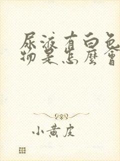 尿液有白色沉淀物是怎么会事封面