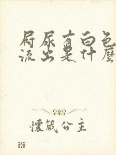 屙尿有白色液体流出是什么原因