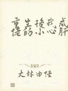 重生后我成了大佬的小心肝小说免费阅读