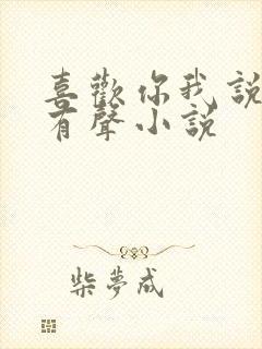 喜欢你我说了算有声小说封面