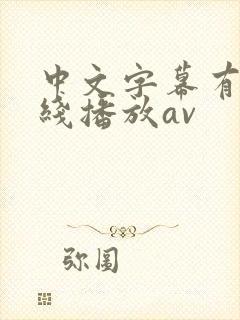 中文字幕有码在线播放av