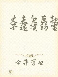 丈夫欠巨款,妻子还债的电影日本封面