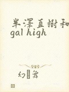 半泽直树和legal high封面