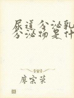 尿道分泌乳白色分泌物是什么