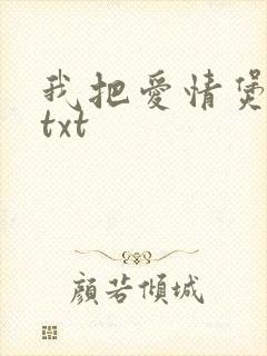 我把爱情煲成汤txt
