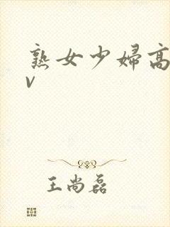 熟女少妇高潮av