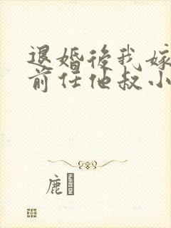 退婚后我嫁给了前任他叔小说
