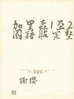 加里森1至26国语版完整高清观看封面