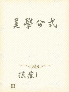 美学公式封面