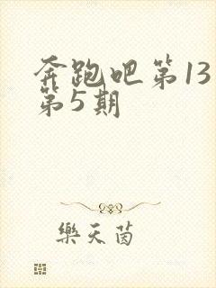 奔跑吧第13季第5期