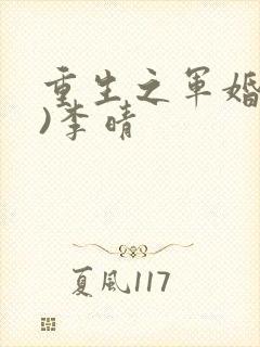 重生之军婚(h)李晴封面