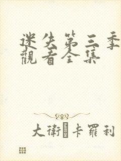 迷失第三季免费观看全集