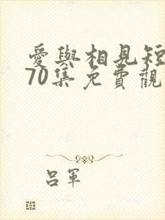 爱与相见短剧第70集免费观看封面