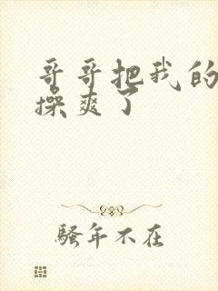 哥哥把我的逼逼操爽了