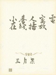 小巷人家电视剧在线播放封面