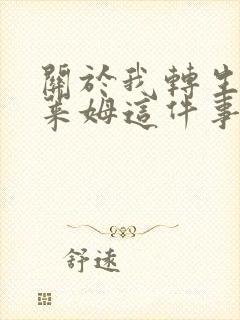 关于我转生成史莱姆这件事小说