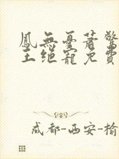 凤无忧萧惊澜邪王绝宠免费阅读