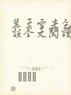 慕柔雪老乞丐小说全文阅读