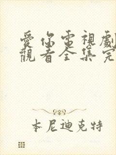 爱你电视剧免费观看全集完整版