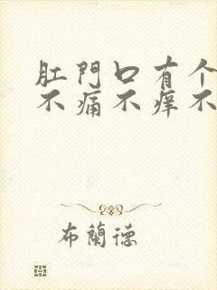 肛门口有个肉球不痛不痒不出血封面