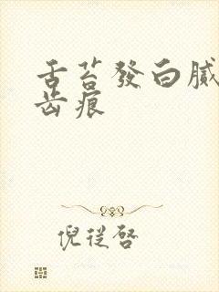 舌苔发白腻 有齿痕