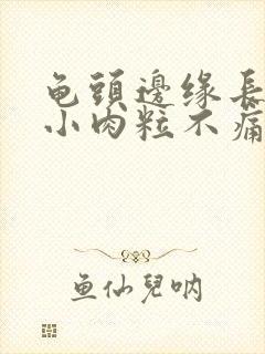 龟头边缘长很多小肉粒不痛不痒