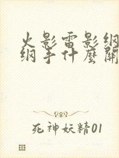 火影雷影纲手和纲手什么关系封面