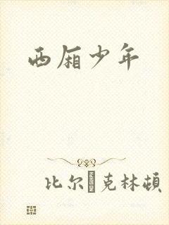 西厢少年封面