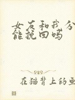 女友和我分手了能挽回吗